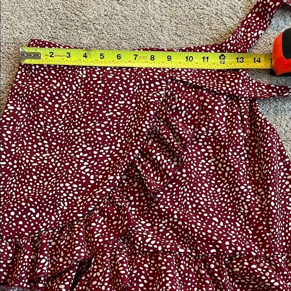 SHEIN Red Polka Dot Skort - Picture 5 of 7